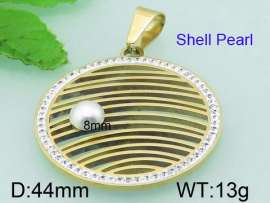SS Shell Pearl Pendant