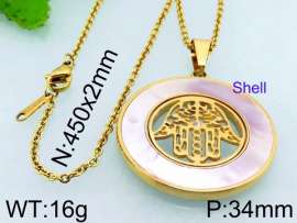 Stainless Steel Gold-plating Pendant