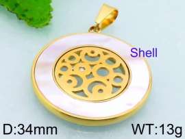 Stainless Steel Gold-plating Pendant