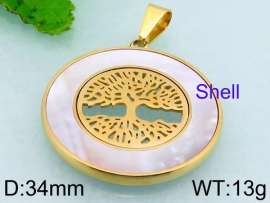 Stainless Steel Gold-plating Pendant