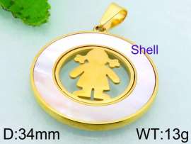 Stainless Steel Gold-plating Pendant