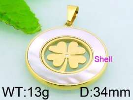 Stainless Steel Gold-plating Pendant