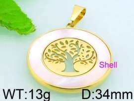 Stainless Steel Gold-plating Pendant