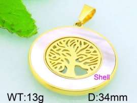 Stainless Steel Gold-plating Pendant