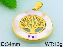 Stainless Steel Gold-plating Pendant