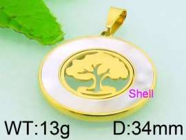 Stainless Steel Gold-plating Pendant