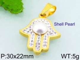 SS Shell Pearl Pendant