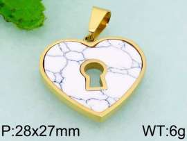 Stainless Steel Gold-plating Pendant