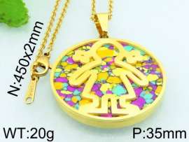 Stainless Steel Gold-plating Pendant