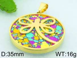 Stainless Steel Gold-plating Pendant