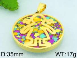 Stainless Steel Gold-plating Pendant
