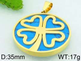 Stainless Steel Gold-plating Pendant
