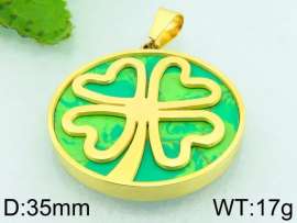 Stainless Steel Gold-plating Pendant