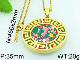 Stainless Steel Gold-plating Pendant