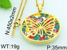 Stainless Steel Gold-plating Pendant