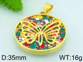 Stainless Steel Gold-plating Pendant