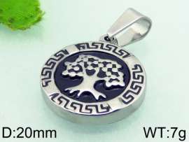 Stainless Steel Black-plating Pendant
