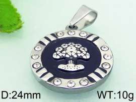 Stainless Steel Black-plating Pendant