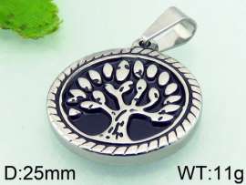 Stainless Steel Black-plating Pendant