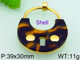 SS Shell Pearl Pendant