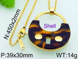 SS Shell Pearl Pendant