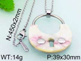 SS Shell Pearl Pendant
