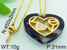 Stainless Steel Stone & Crystal Pendant