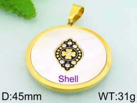 SS Shell Pearl Pendant