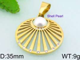 SS Shell Pearl Pendant