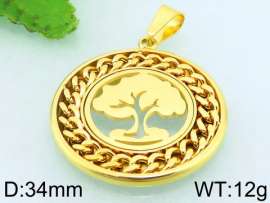 Stainless Steel Gold-plating Pendant
