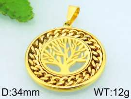 Stainless Steel Gold-plating Pendant