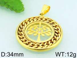 Stainless Steel Gold-plating Pendant