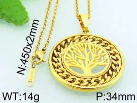 Stainless Steel Gold-plating Pendant