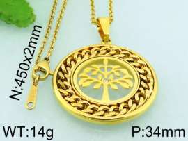 Stainless Steel Gold-plating Pendant