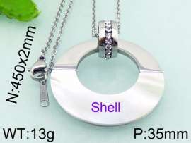 SS Shell Pearl Pendant