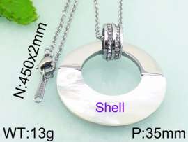 SS Shell Pearl Pendant