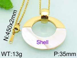 SS Shell Pearl Pendant