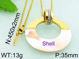 SS Shell Pearl Pendant