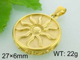 Stainless Steel Gold-plating Pendant