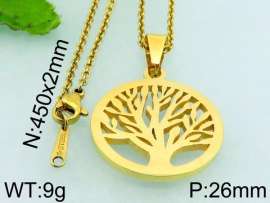 Stainless Steel Gold-plating Pendant