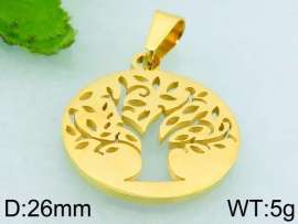 Stainless Steel Gold-plating Pendant