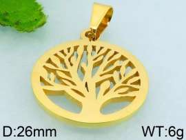 Stainless Steel Gold-plating Pendant