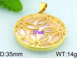 Stainless Steel Gold-plating Pendant
