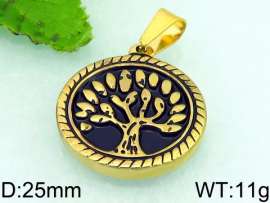 Stainless Steel Gold-plating Pendant