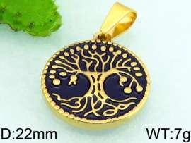 Stainless Steel Gold-plating Pendant