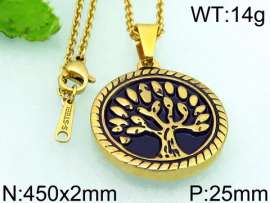 Stainless Steel Gold-plating Pendant