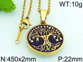 Stainless Steel Gold-plating Pendant