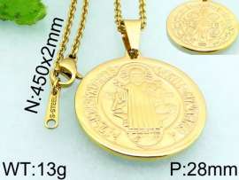 Stainless Steel Gold-plating Pendant