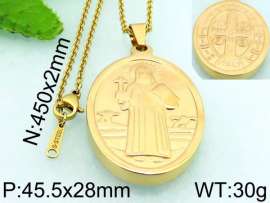 Stainless Steel Gold-plating Pendant