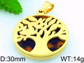 Stainless Steel Gold-plating Pendant